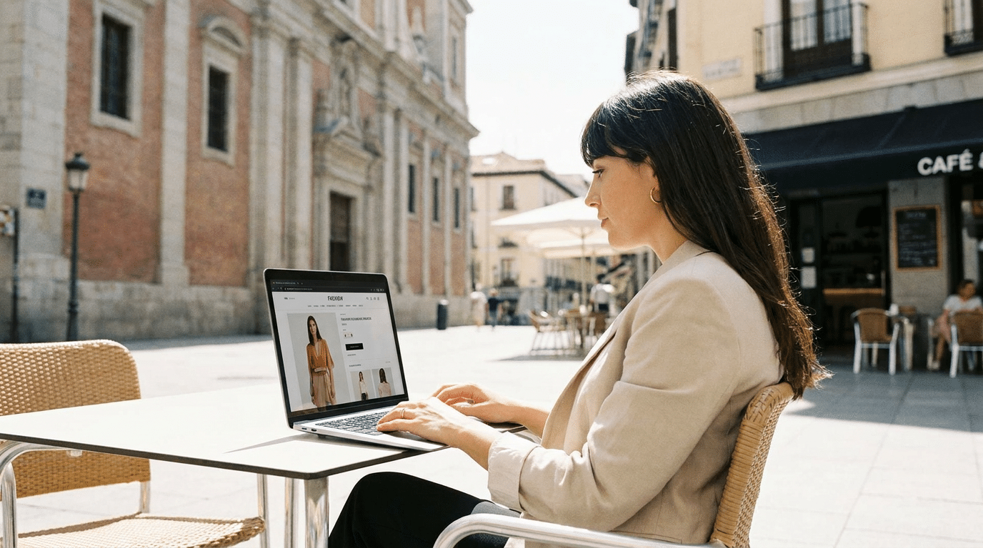 Imagen ilustrativa sobre tienda de moda femenina online españa